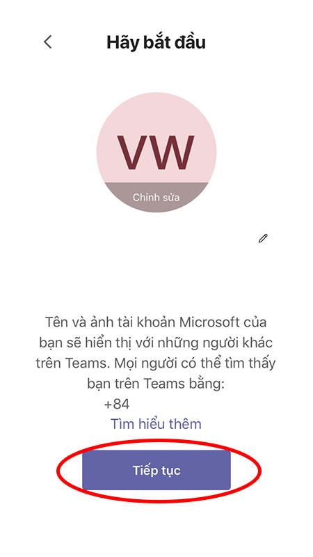 Instruções para instalar e registrar o Microsoft Teams em seu telefone