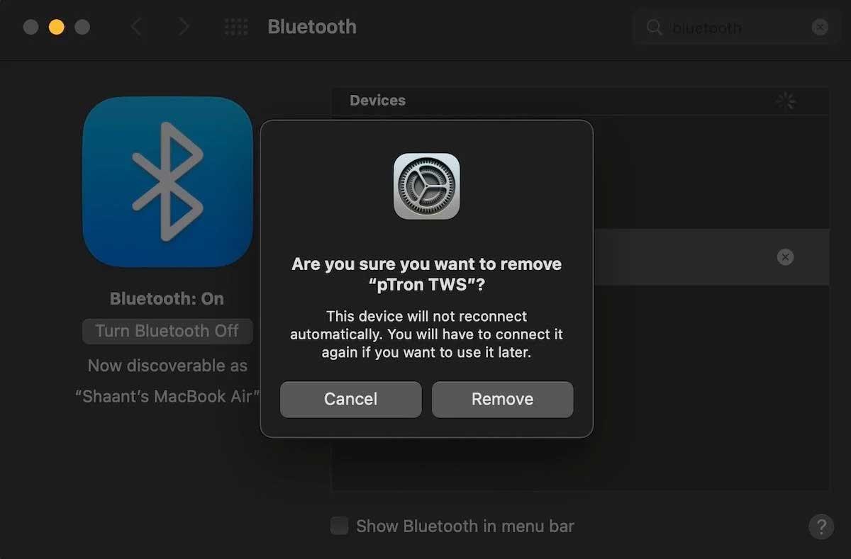 Instructions pour corriger les erreurs Bluetooth sur Mac