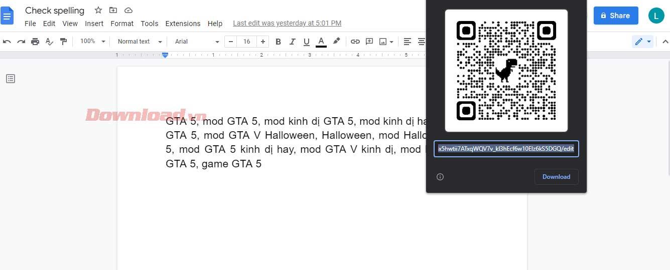 Comment créer des codes QR pour Google Docs