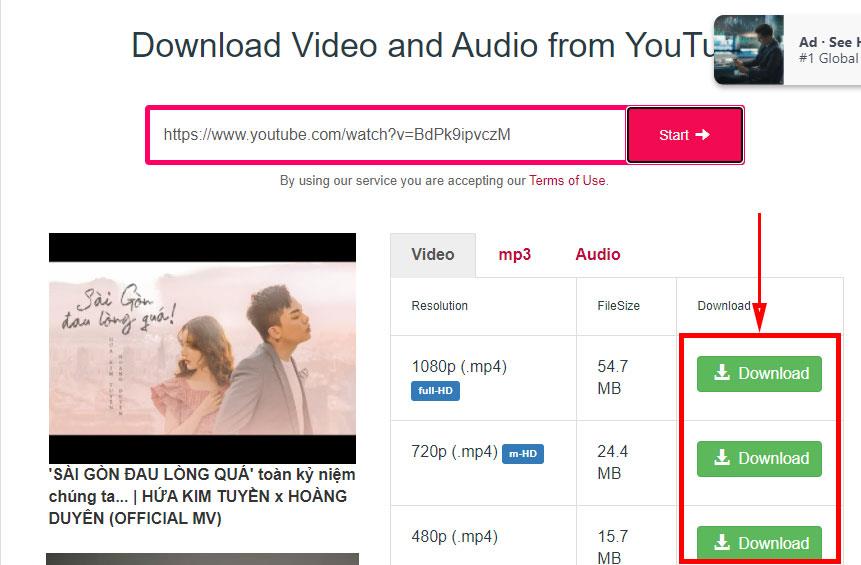 Download YouTube to your computer without software