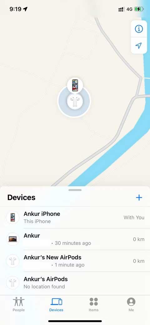 Comment réparer les AirPod qui n'apparaissent pas dans l'application Find My