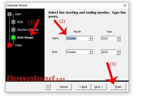 Instructions pour créer un calendrier sur Microsoft Word