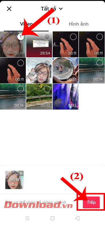 Instructions pour enregistrer des vidéos TikTok avec des effets d'autocollants Instagram