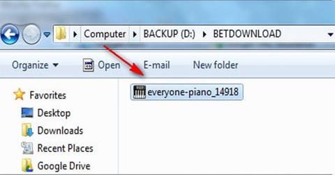 Instructions for installing Everyone Piano software