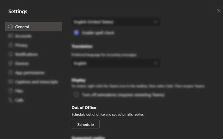 How to set "out of office" status on Microsoft Teams