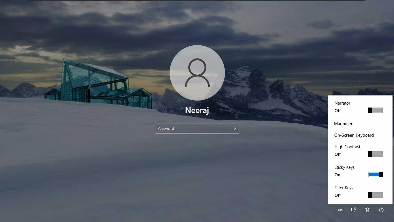 How to turn on/off Sticky Key on Windows 11
