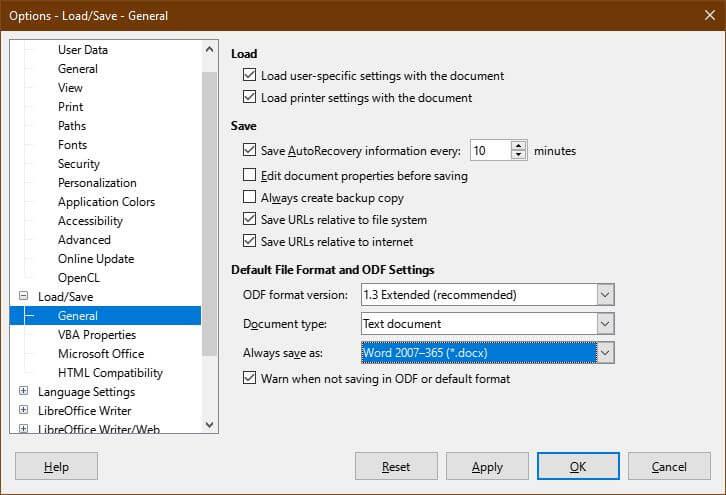 Comment configurer LibreOffice Writer pour qu'il fonctionne comme Microsoft Word