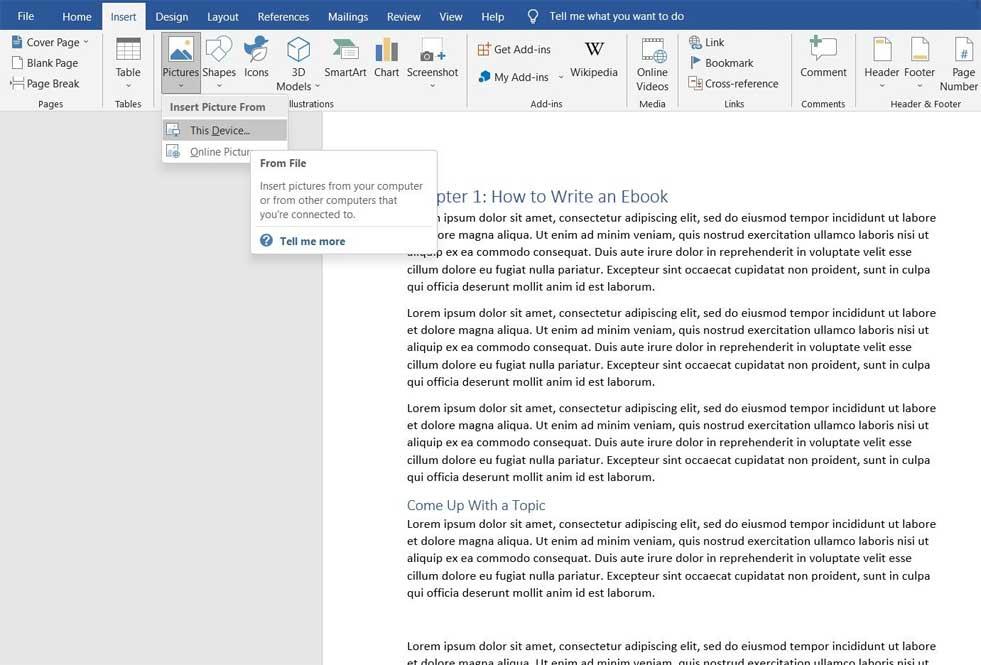 Comment créer un ebook avec Microsoft Word