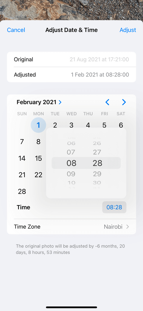 iOS 15: как изменить время и место фотографий на iPhone