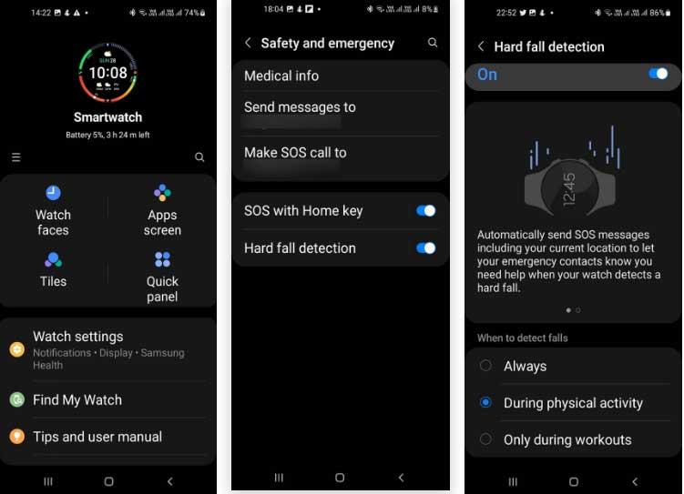 Comment utiliser la fonction d'urgence sur Samsung Galaxy Watch et autres montres intelligentes