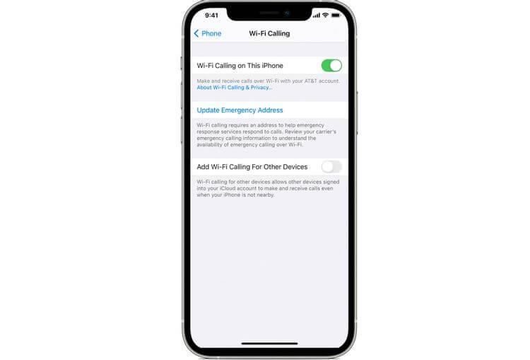 What is WiFi calling on iPhone?