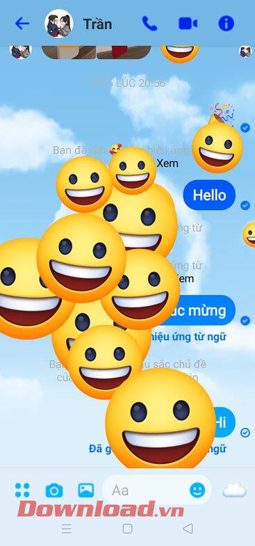 Comment envoyer des messages avec des effets de mots sur Facebook Messenger
