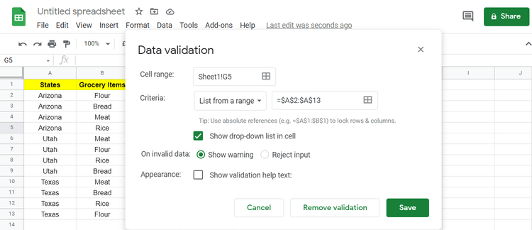 How to use the FILTER function in Google Sheets