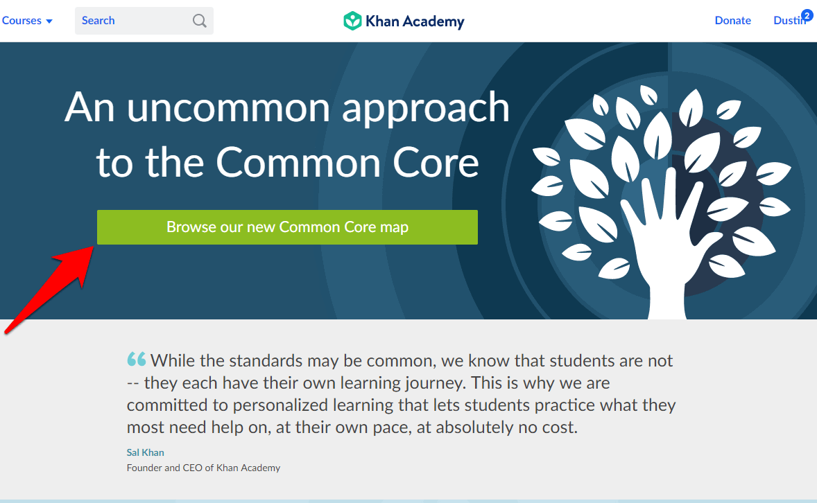 Khan Academy : Comment trouver des devoirs pour les étudiants
