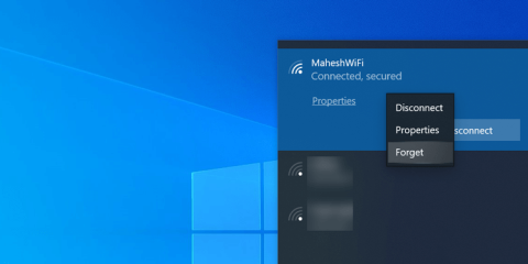 How to delete connected Wi-Fi on Windows 10