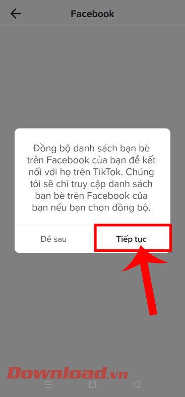 Instructions pour trouver des amis Facebook sur Tik Tok