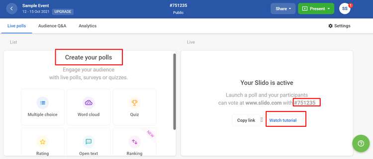 Comment ajouter un vote et des questions-réponses dans PowerPoint à l'aide de Slido