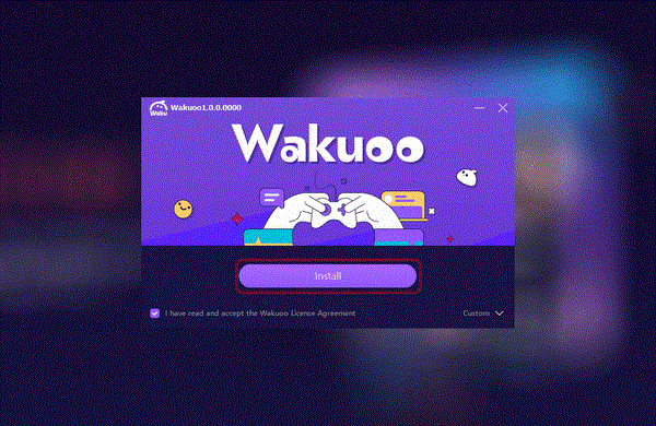 Instructions for downloading and installing Wakuoo emulator