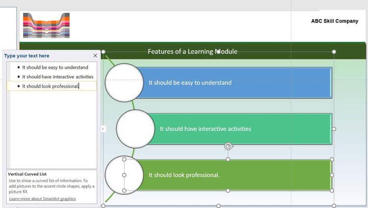 How to create teaching modules using Microsoft PowerPoint