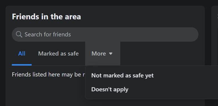 How to mark yourself safe on Facebook