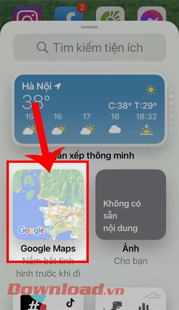 Cara memasang widget Google Maps untuk petunjuk arah di iPhone