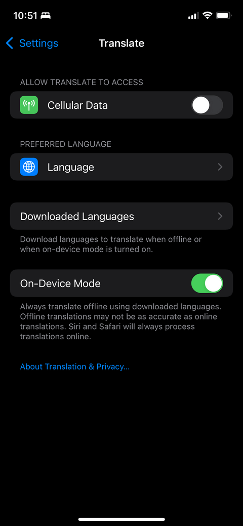 How to automatically translate conversations on iPhone