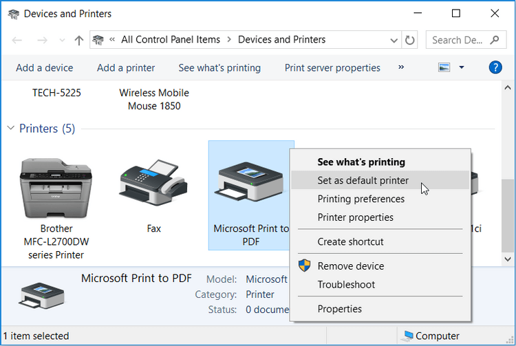 Comment réparer l’erreur Microsoft Print to PDF sous Windows