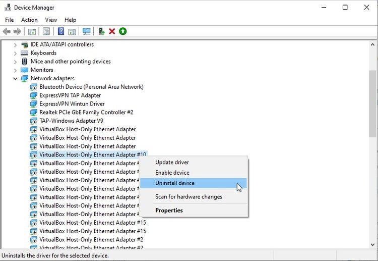 Hoe Netwerkadapter te verwijderen in Windows 10 en Windows 11