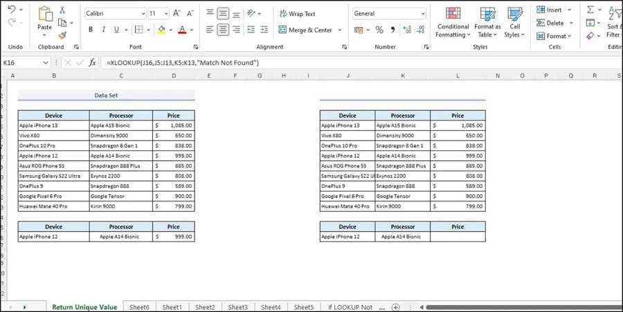 XLOOKUP vs VLOOKUP: care funcție Excel este mai bună?