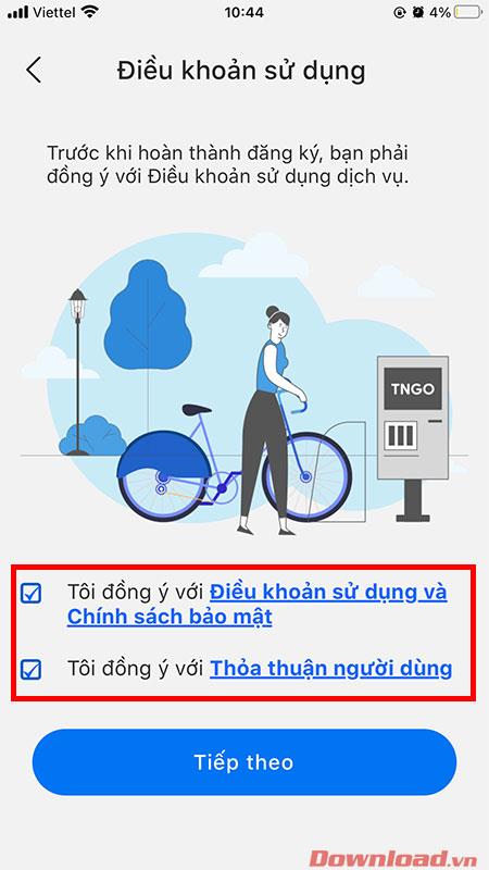Les instructions pour louer des vélos publics sur votre téléphone sont extrêmement simples