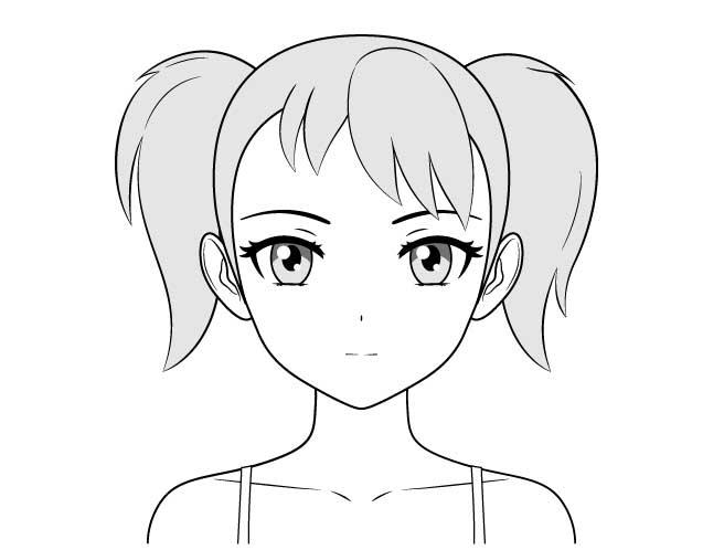 Drawing Anime: How to draw simple anime characters