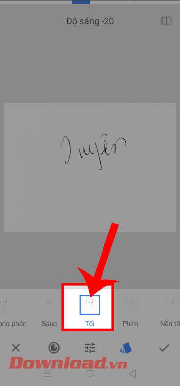 Instructions pour créer votre propre signature sur des photos à l'aide de Snapseed
