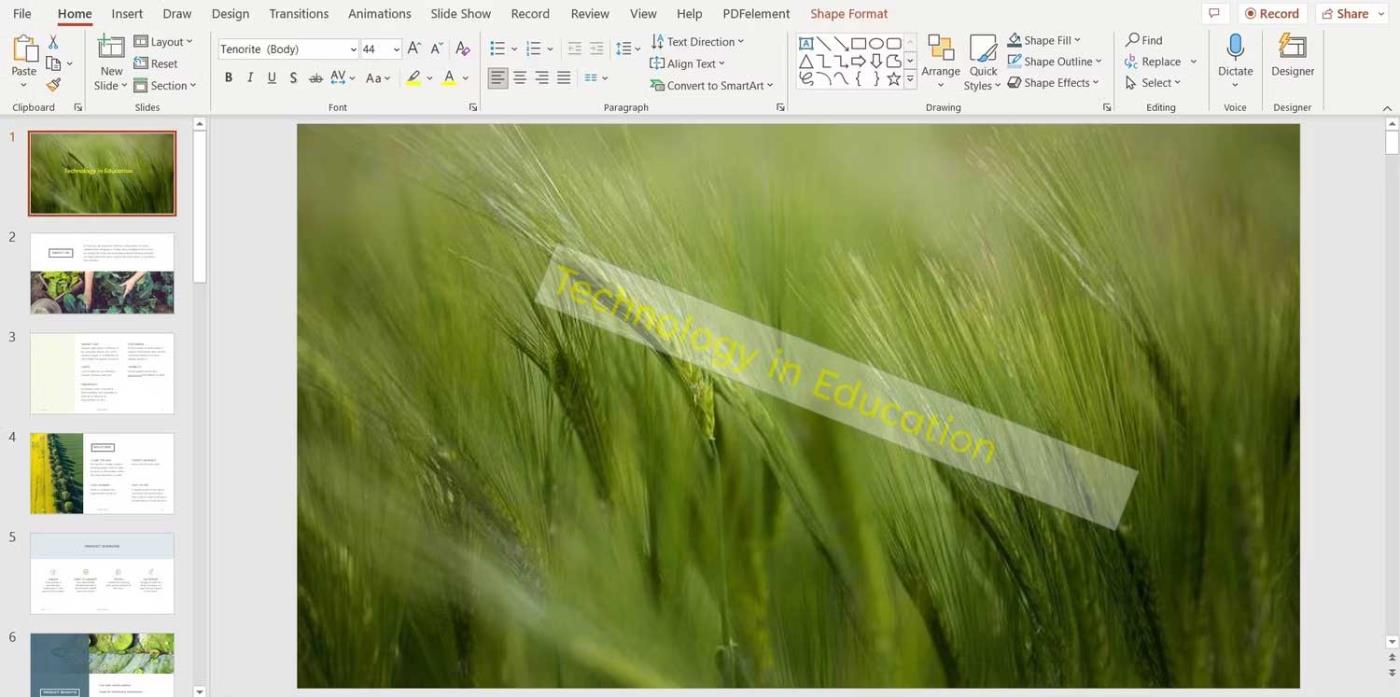 Comment faire pivoter du texte et des images dans Microsoft PowerPoint