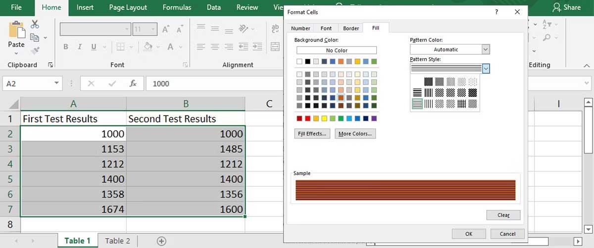Comment comparer deux colonnes dans Excel