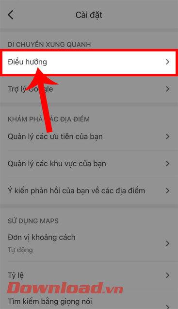 Arahan untuk mendengar muzik di Peta Google