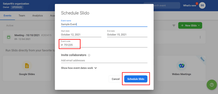 How to add voting and Q&A in PowerPoint using Slido