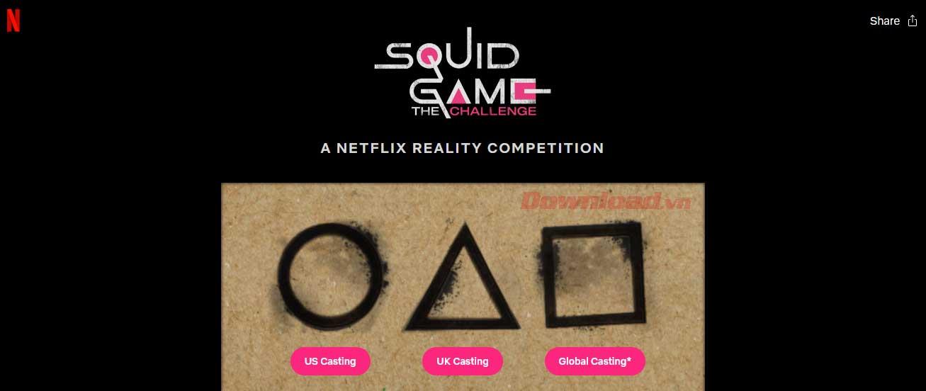 Cara mendaftar Squid Game Netflix: The Challenge