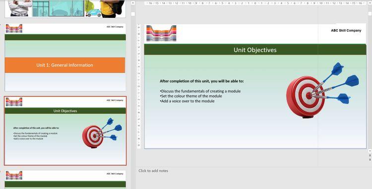 How to create teaching modules using Microsoft PowerPoint