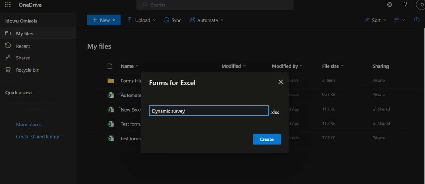 Comment synchroniser les réponses sur Microsoft Forms avec Excel