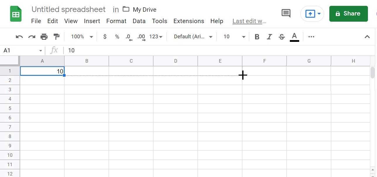 Comment remplir automatiquement les lignes et les colonnes dans Google Sheets