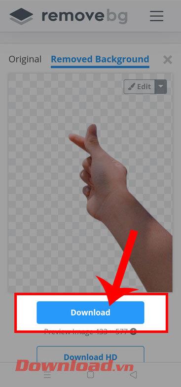 Instructions pour créer des photos de mains tendance à l'aide de PicsArt