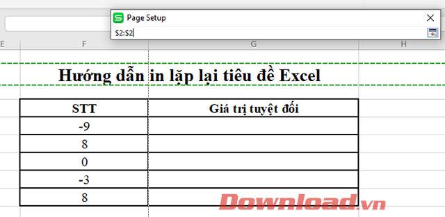 Instrucciones para imprimir títulos repetidos en Excel