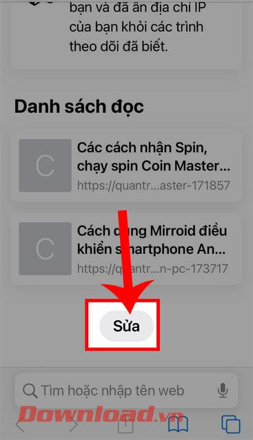 Instructions pour définir le fond d’écran pour Safari sur iOS 15