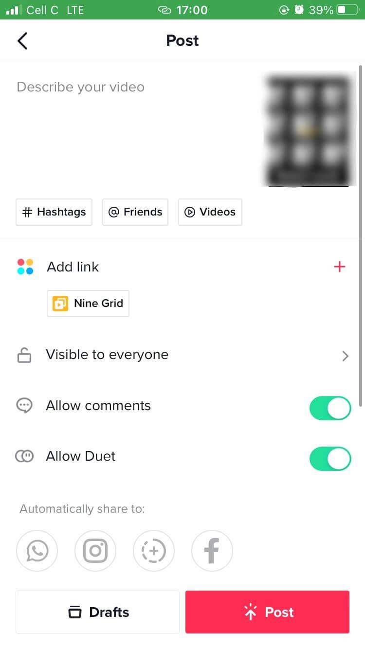 How to make TikTok videos using available templates