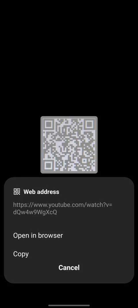 How to scan QR codes on Samsung Galaxy phones