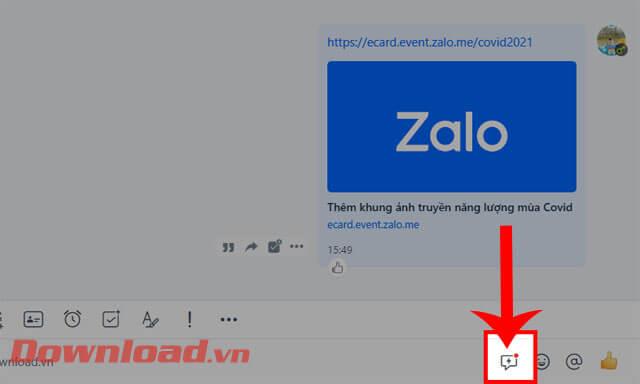 Petunjuk untuk membalas pesan secara otomatis di Zalo