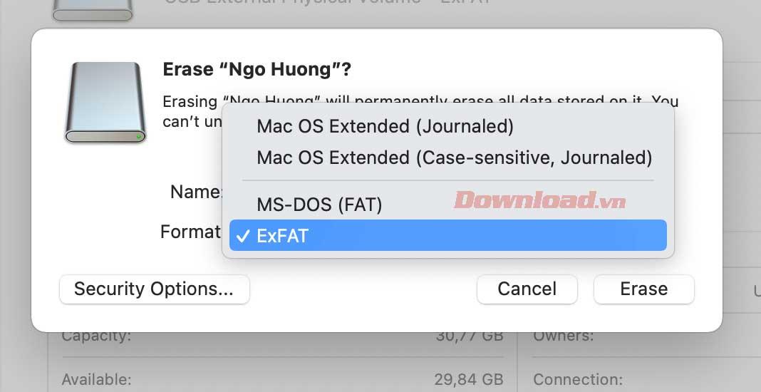 Comment transférer des fichiers de Mac vers une clé USB et plus