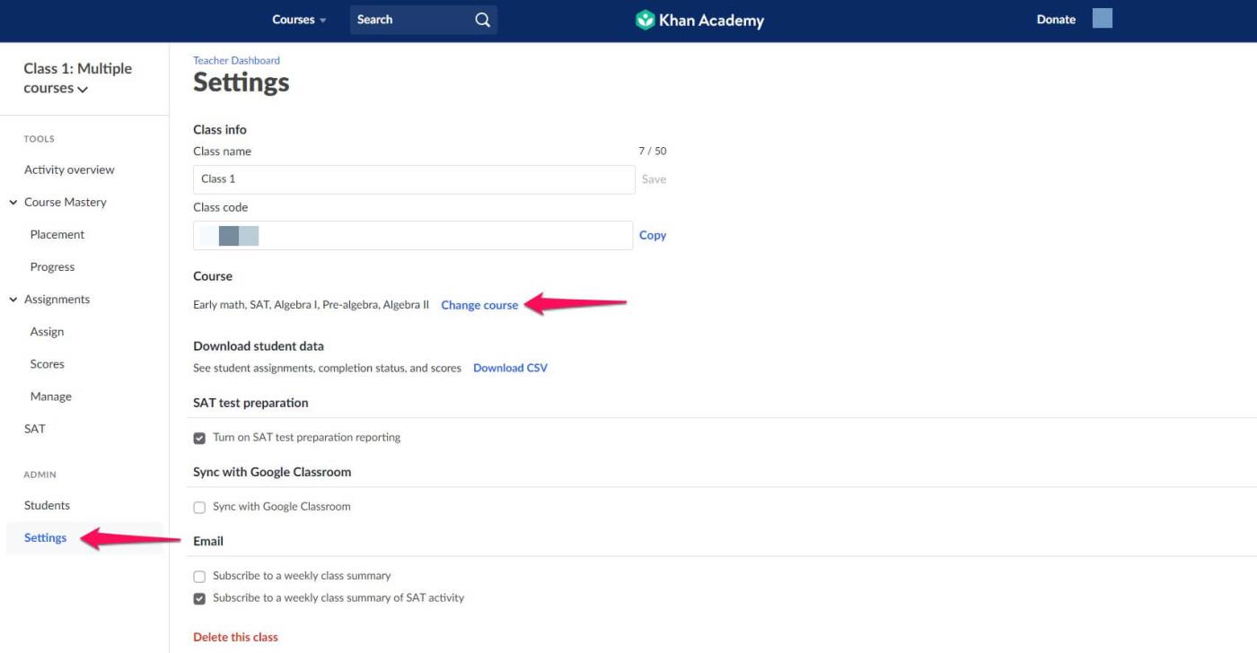 where to find assignments on khan academy