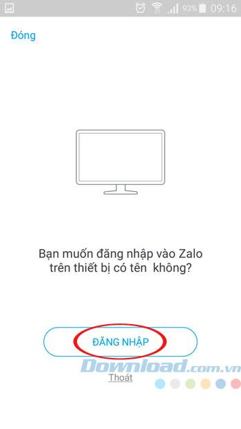 How to chat on Zalo without software with Zalo Web