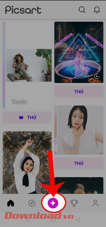 Instructions pour changer la couleur des cheveux à l'aide de PicsArt sur votre téléphone